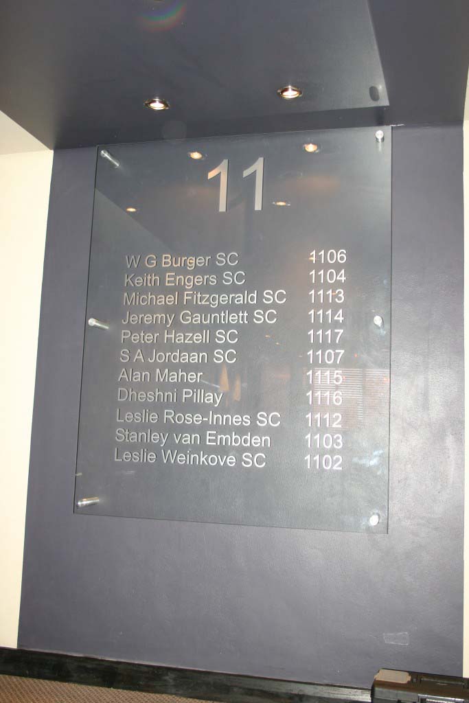 FOYER BOARD - Glass & Vinyl Lettering3 | Afrisign ~ Custom Signs ...