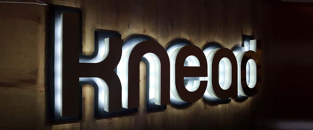 knead cut out letter