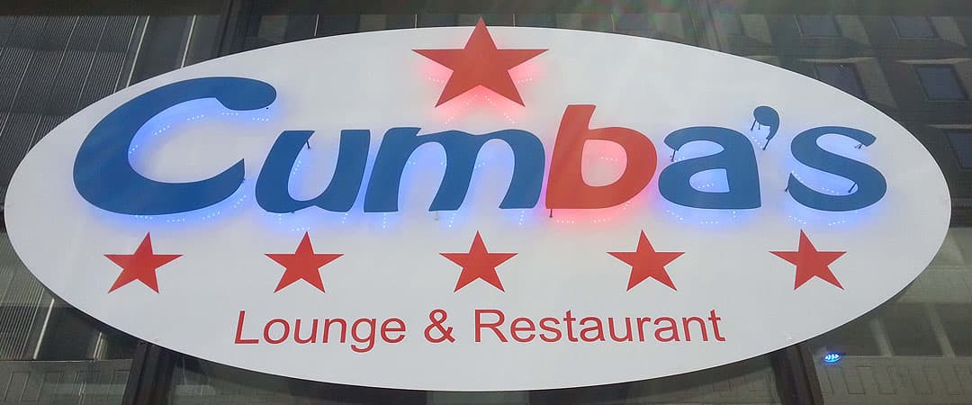 cumbas's restaurant logo sign