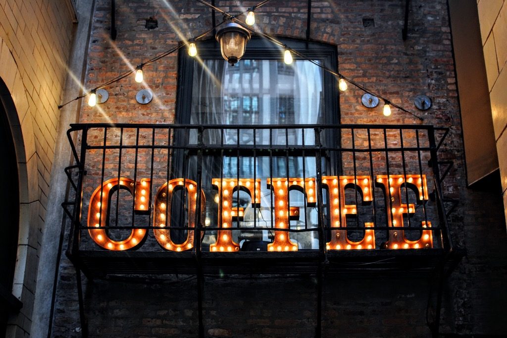 Illuminated Coffee Sign